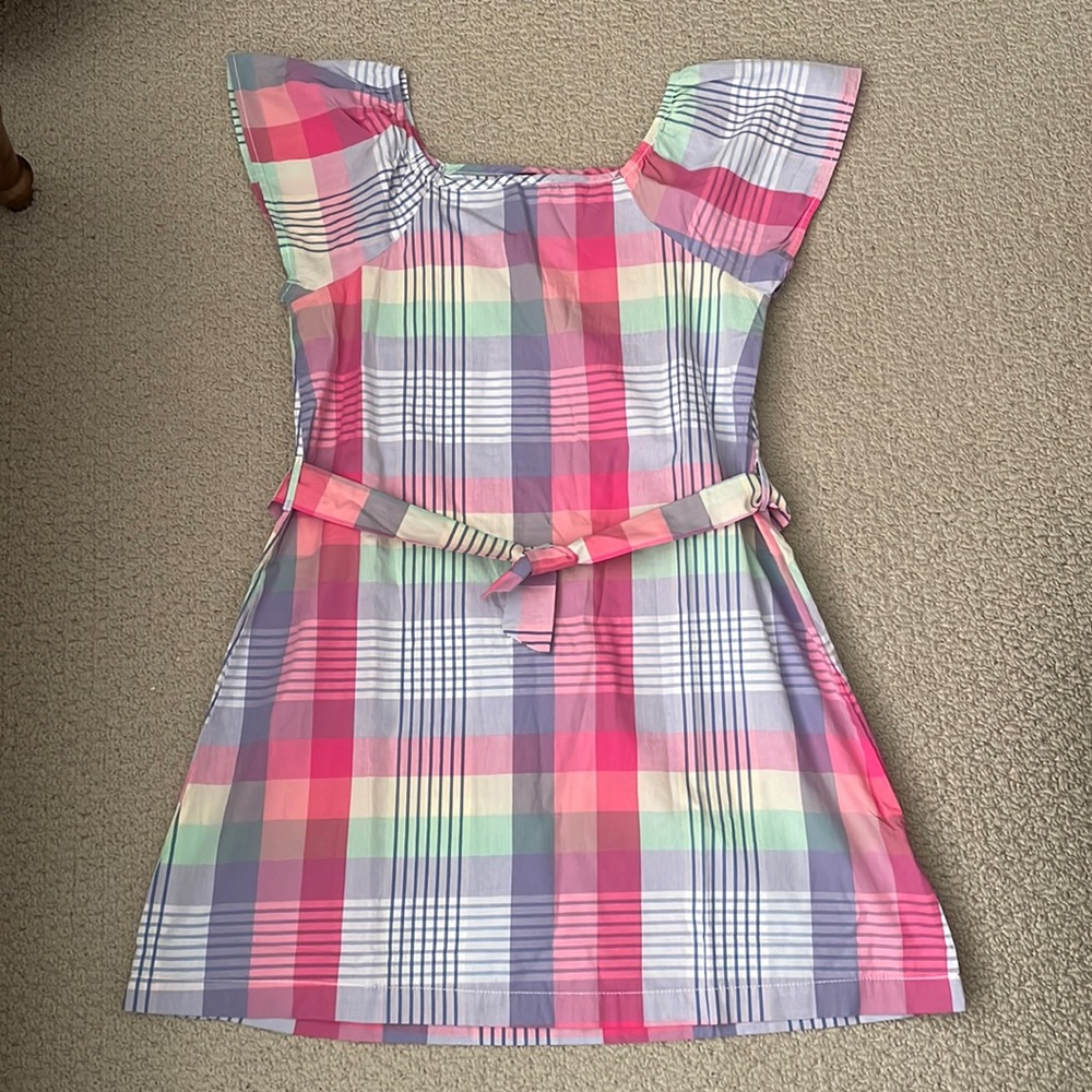 Silver jeans co girls flutter belted dress NWT